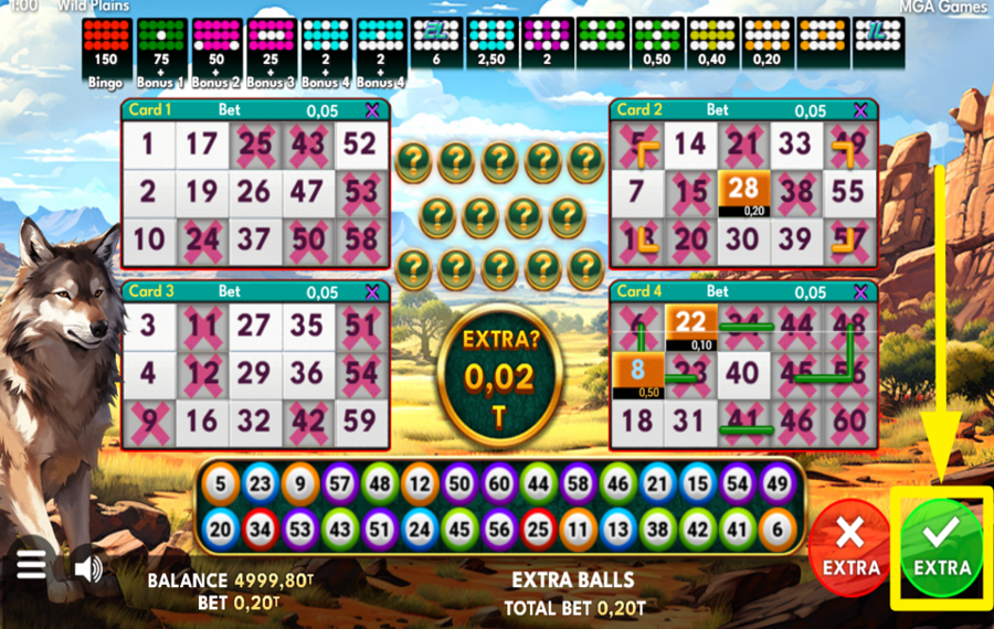 Wild Plains ACHETEZ UNE BALLE SUPPLÉMENTAIRE.