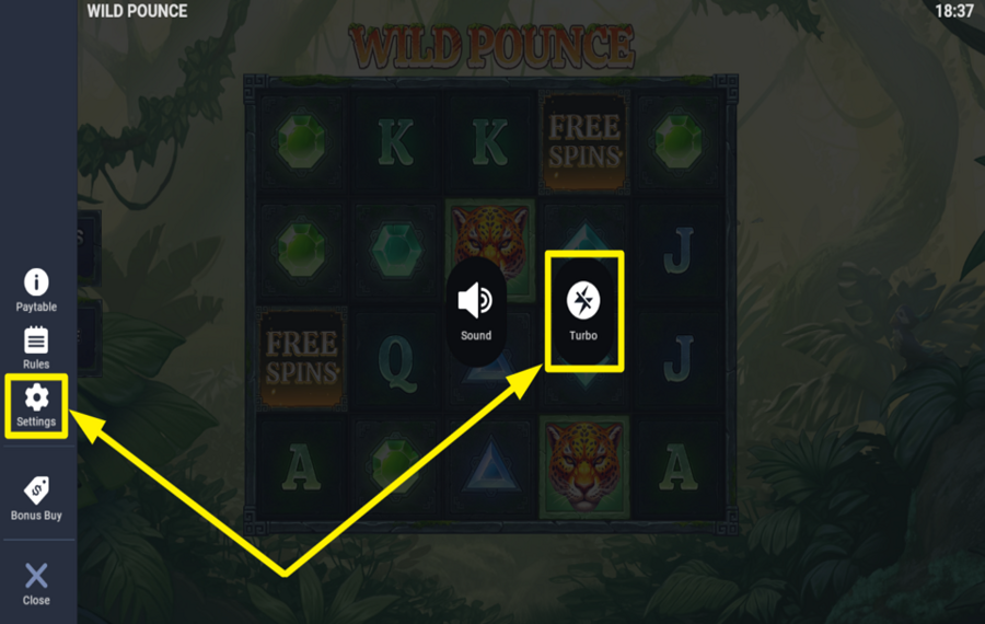 Wild Pounce ACCÉLÉREZ LES TOURS.