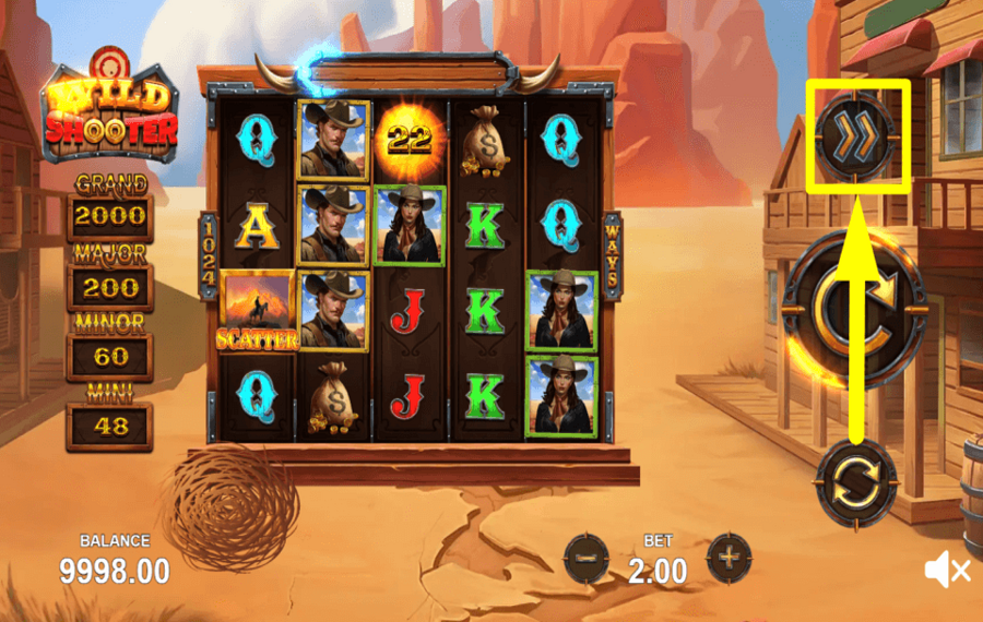 Wild Shooter ENABLE TURBO MODE.