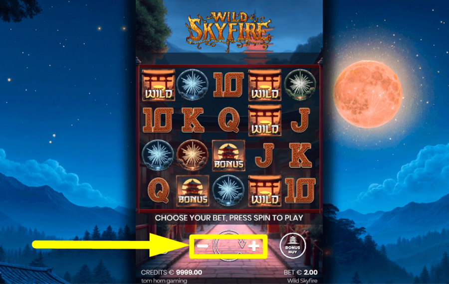 Wild Skyfire ВЫБЕРИТЕ СТАВКУ.