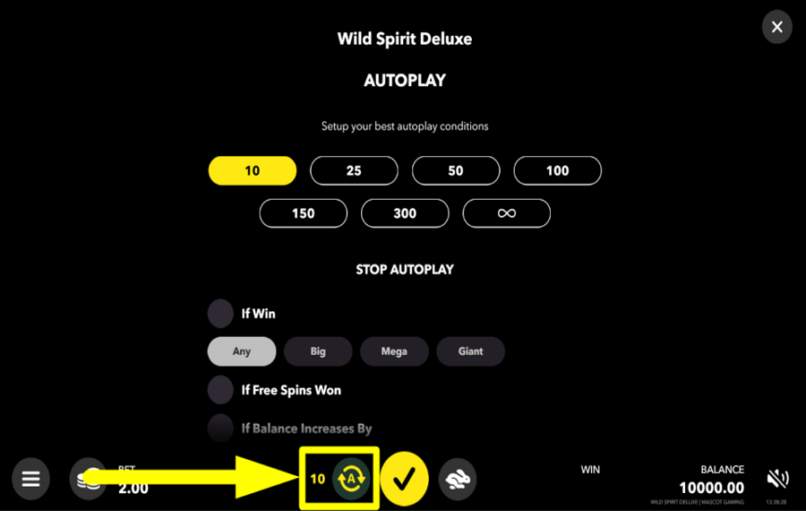 Wild Spirit Deluxe AUTOMATISCH DREHEN.