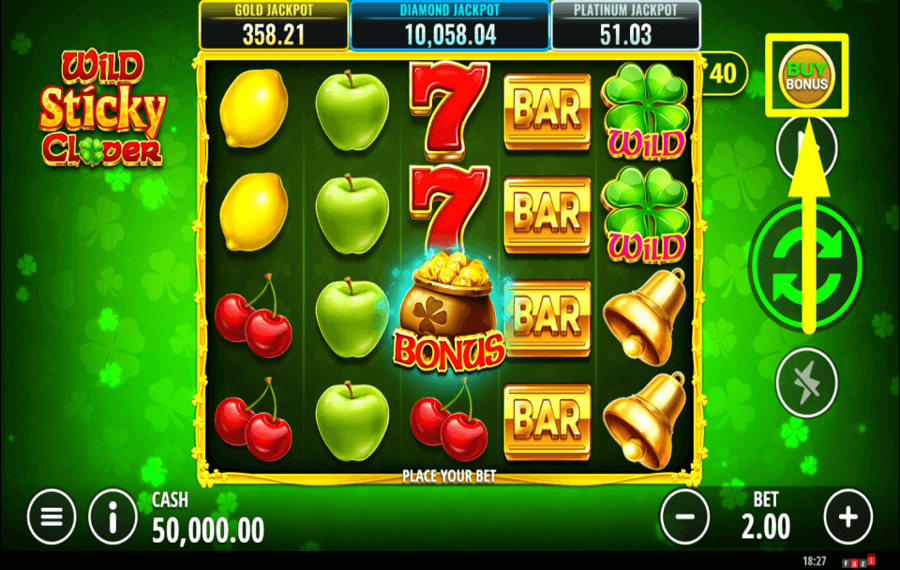 Wild Sticky Clover SEIZE THE BONUS.