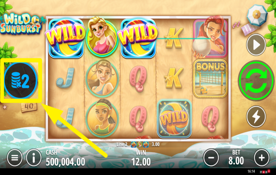 Wild Sunburst TEST YOUR FORTUNE.