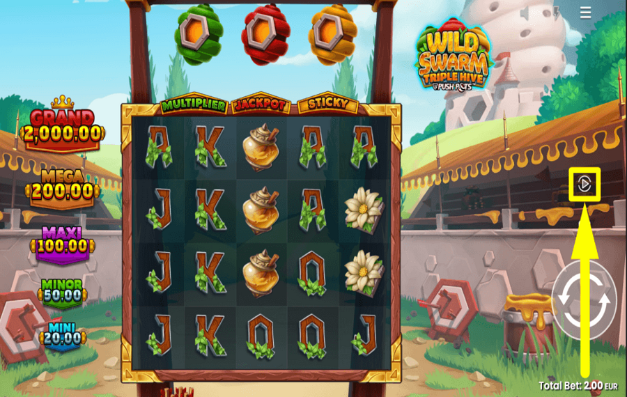 Wild Swarm Triple Hive WÄHLEN SIE AUTOPLAY.