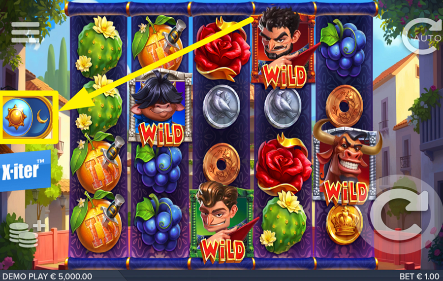 Wild Toro 3 MODIFIER LE NIVEAU DE VOLATILITÉ.