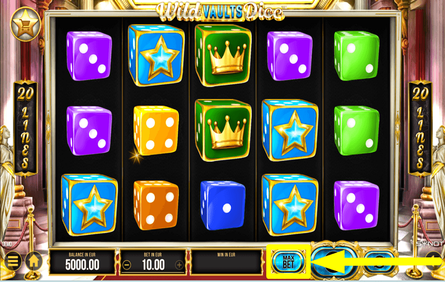 Wild Vaults Dice ALLEZ-Y À FOND.