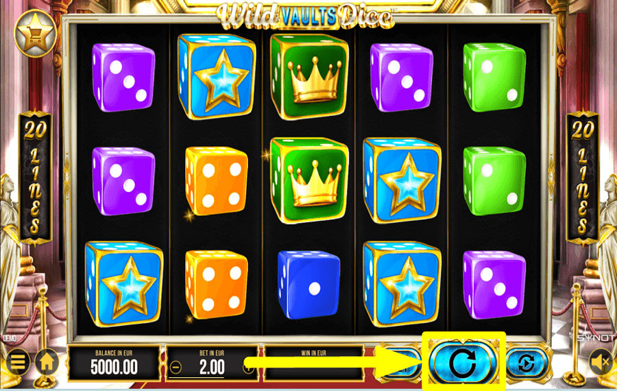 Wild Vaults Dice C'EST L'HEURE DE JOUER.