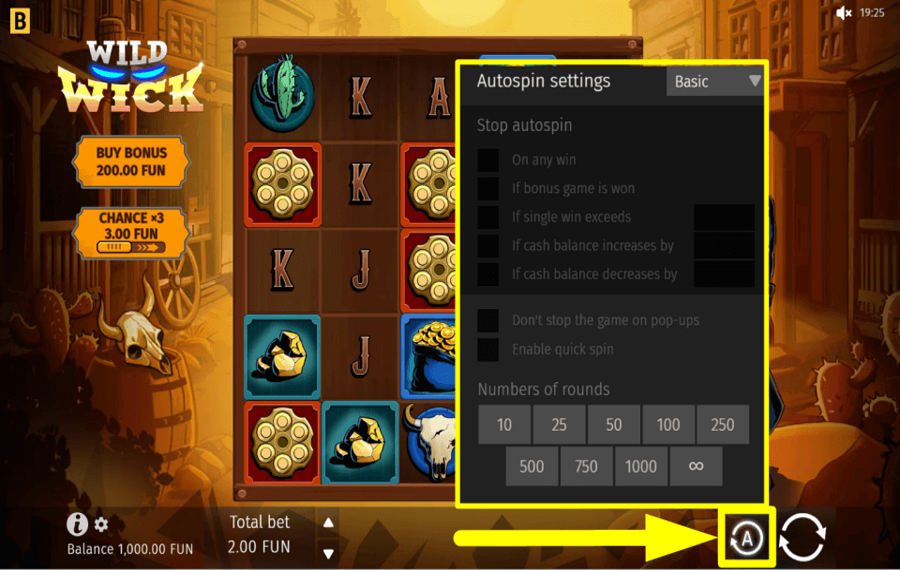 Wild Wick UTILISER LA LECTURE AUTOMATIQUE.