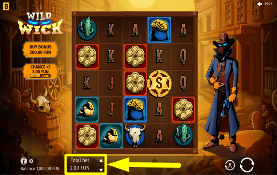 Wild Wick DÉTERMINEZ VOTRE MISE.