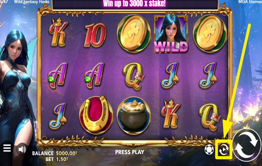 Wild Wonderful Fairy ELIGE GIROS AUTOMÁTICOS.