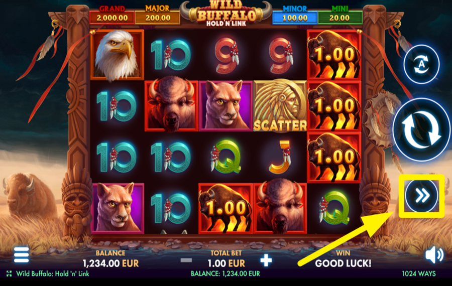 Wild Buffalo Hold n Link РАСПРОСТРАНИТЕ ТУРБО ЗАРЯД!