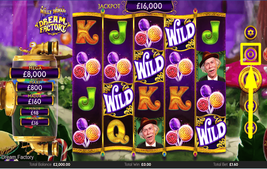 Willy Wonka Dream Factory ВРАЩЕНИЕ В АВТОМАТИЧЕСКОМ РЕЖИМЕ.