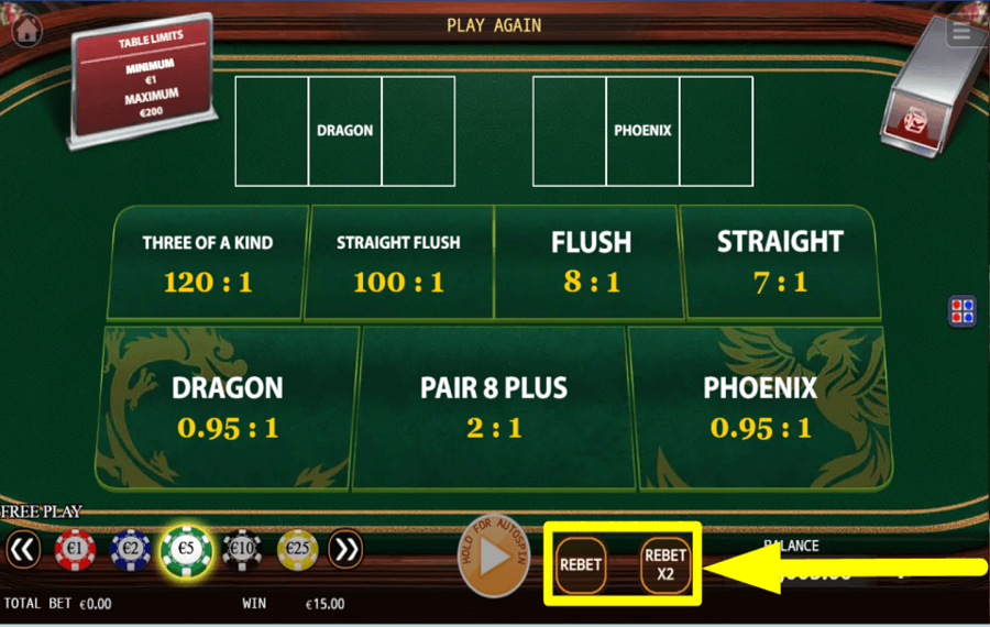 Win 3 Cards APUESTA DE NUEVO.
