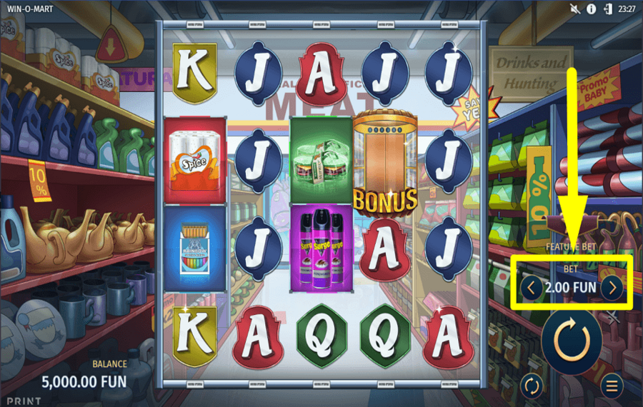 Win O Mart PLACEZ LE PARI.