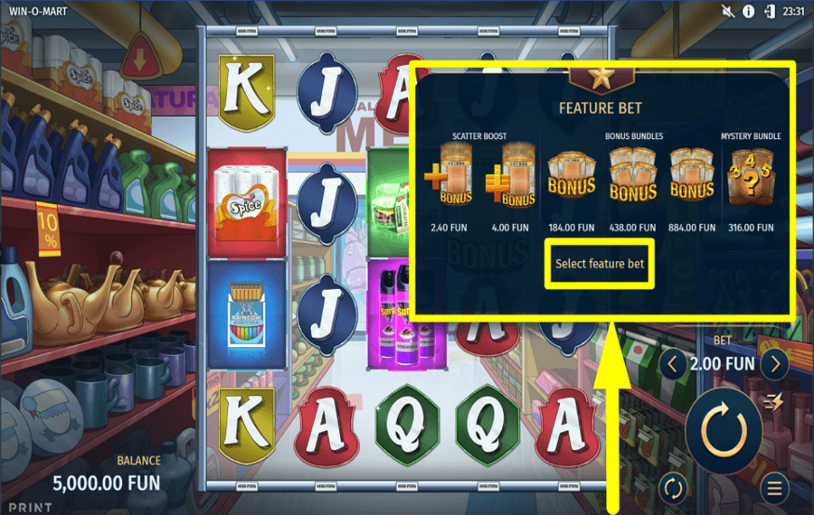 Win O Mart PAYEZ POUR LES FONCTIONNALITÉS.