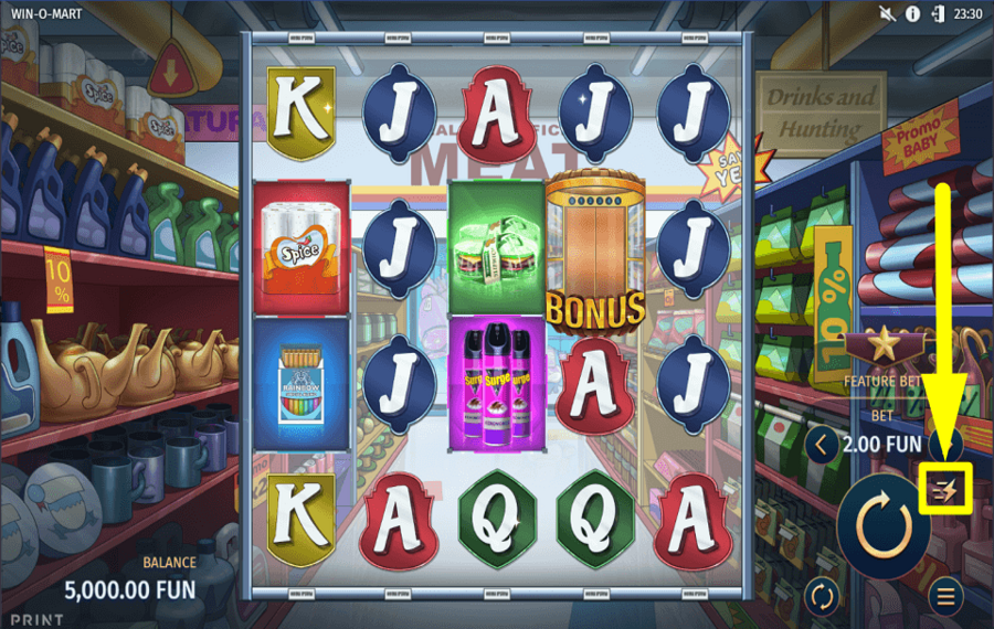 Win O Mart ACCÉLÉREZ VOTRE RYTHME.