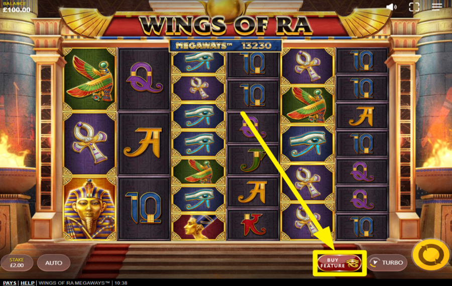 Wings of Ra MegaWays WÄHLEN SIE EIN PAAR EXTRA-SPINS!
