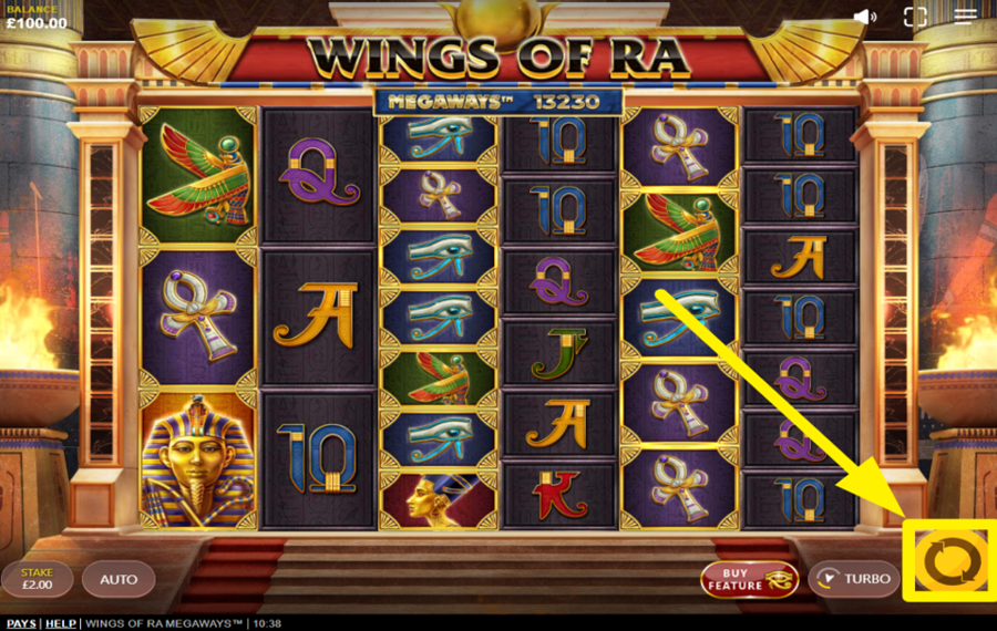 Wings of Ra MegaWays MACH MIT!