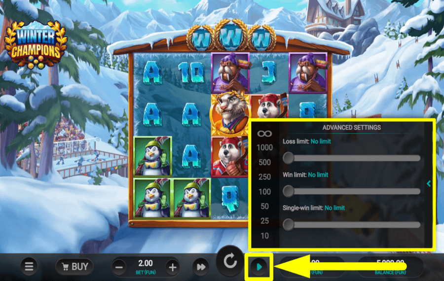 Winter Champions CONTINUAR AUTOMÁTICAMENTE.