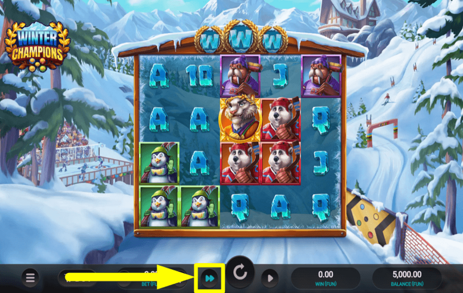 Winter Champions CONTROLA EL RITMO DEL JUEGO.