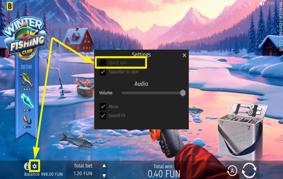 Winter Fishing Club BOOST THE SPEED.