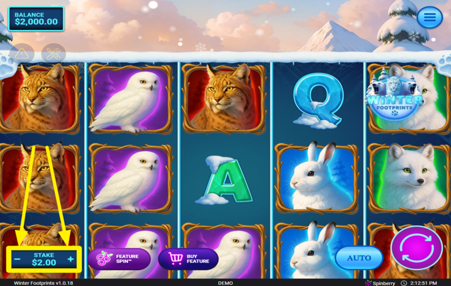 Winter Footprints ВЫБЕРИТЕ СТАВКУ.