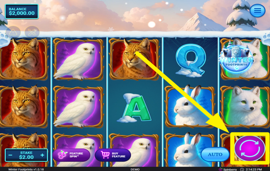 Winter Footprints КРУТИТЕ ВРАЩЕНИЯ БАРАБАНОВ.