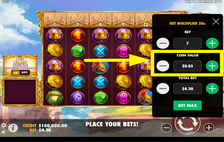 Wisdom of Athena 1000 MODIFICAR VALOR DE MONEDA.