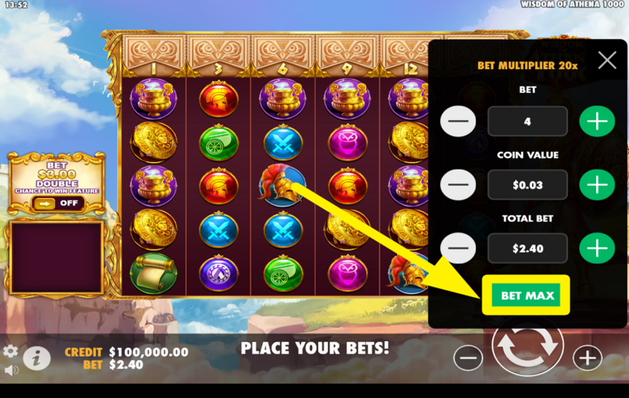 Wisdom of Athena 1000 ACTIVA EL ÚLTIMO NIVEL DE APUESTA.