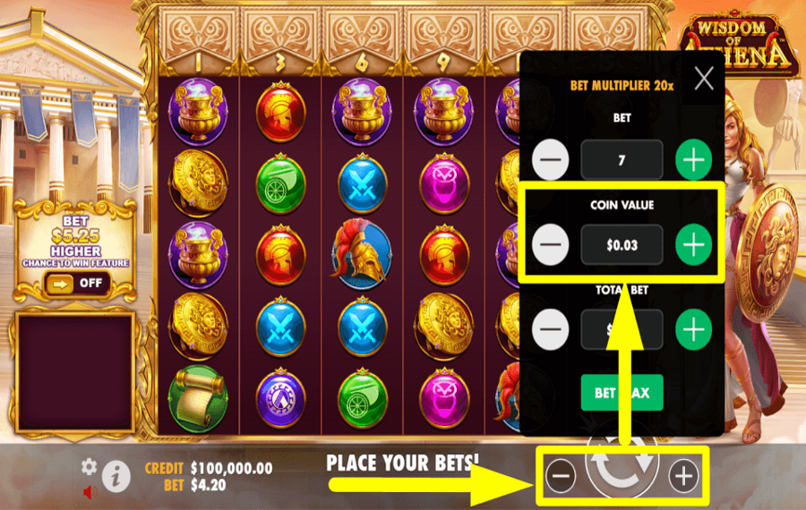 Wisdom of Athena CHOISISSEZ LA VALEUR DE LA PIÈCE.