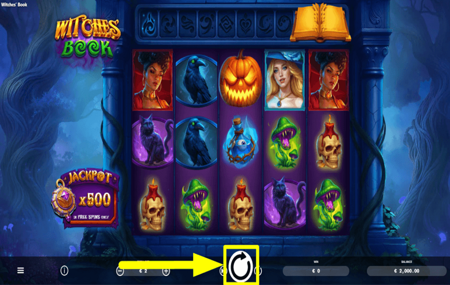 Witches Book TIME TO GAMBLE.