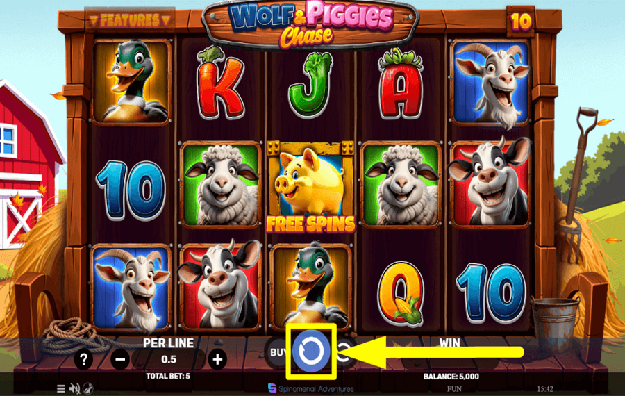 Wolf and Piggies Chase COMMENCEZ LE JEU.