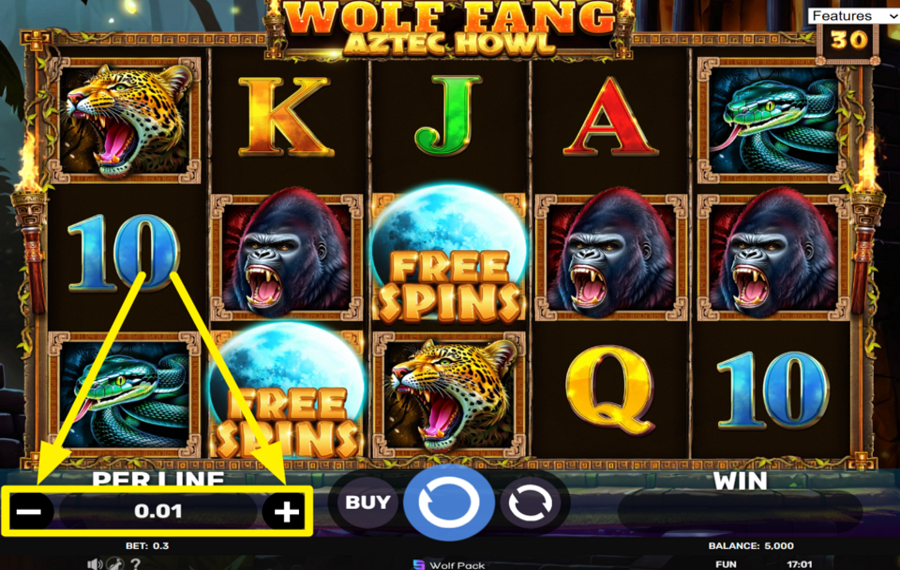 Wolf Fang Aztec Howl ATTRIBUER UNE VALEUR DE MISE DE LIGNE.