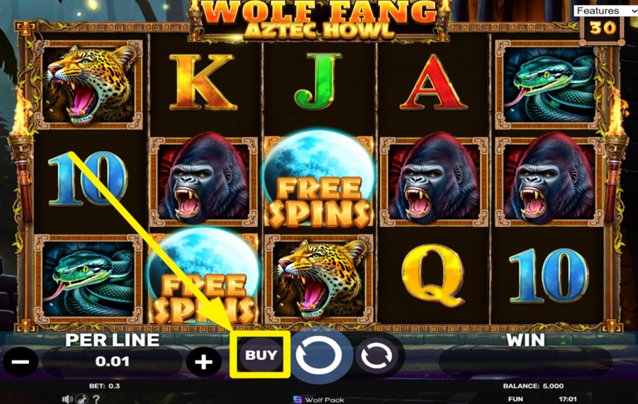 Wolf Fang Aztec Howl CHOISISSEZ DES TOURS SUPPLÉMENTAIRES.