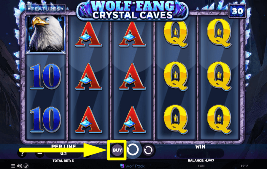 Wolf Fang Crystal Caves ACHETEZ DES TOURS SUPPLÉMENTAIRES.