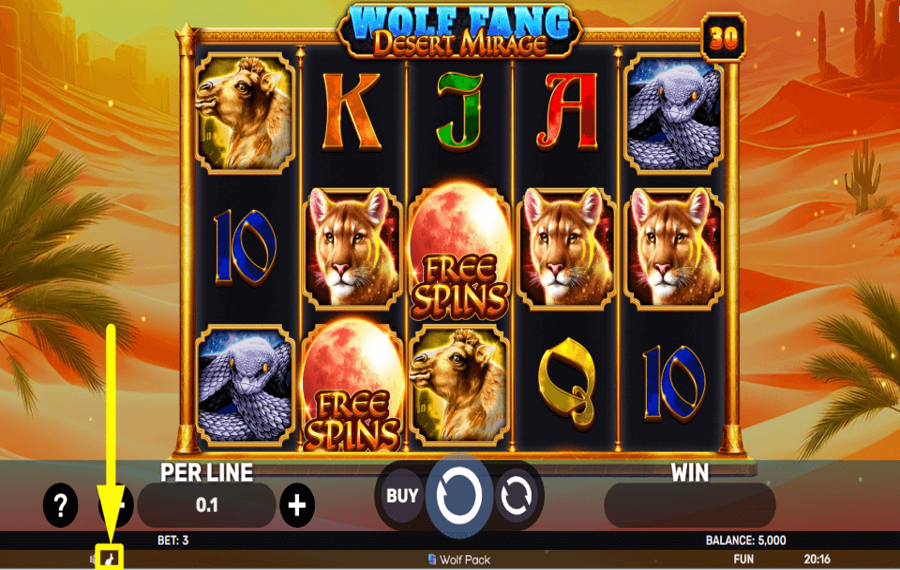 Wolf Fang Desert Mirage ENABLE TURBO MODE.