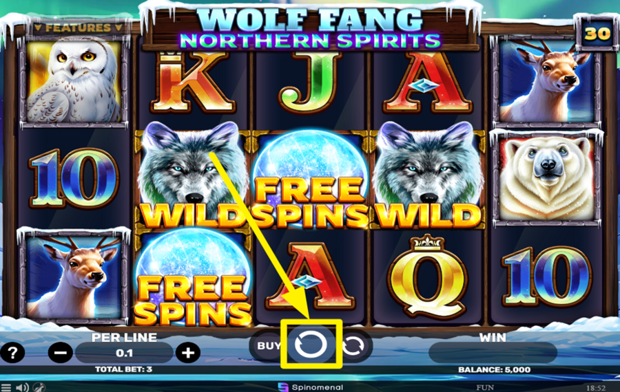 Wolf Fang Northern Spirits JOUER LE JEU.