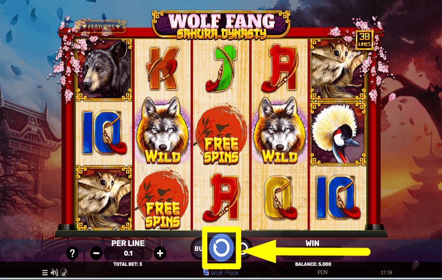 Wolf Fang Sakura Dynasty JUEGA EL JUEGO.