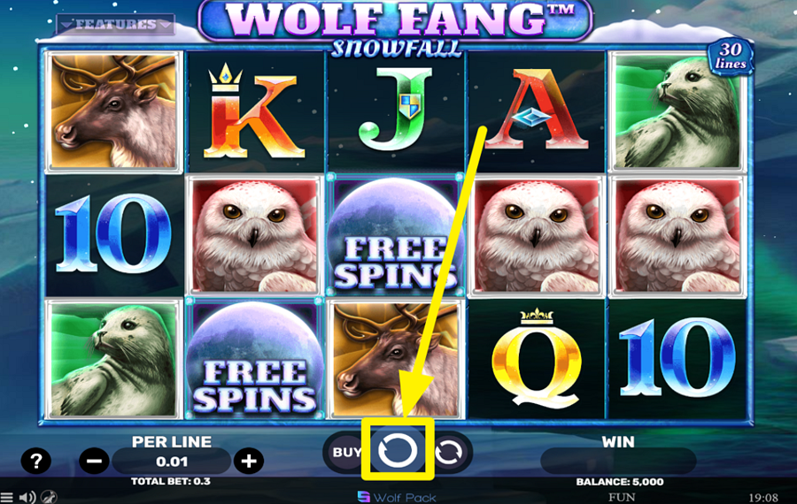 Wolf Fang Snowfall PARTECIPA AL DIVERTIMENTO!