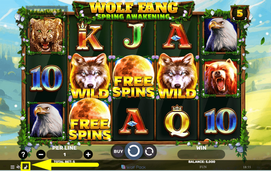 Wolf Fang Spring Awakening AUTORISEZ DES TOURS RAPIDES.