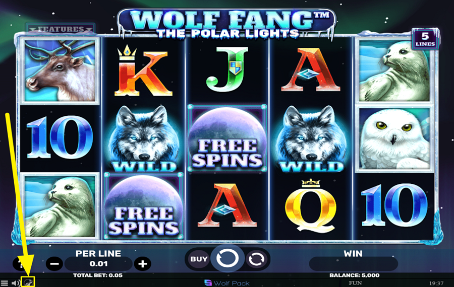 Wolf Fang The Polar Lights SPEED UP THE ACTION.