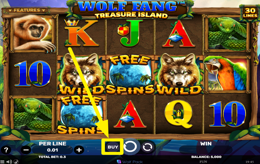 Wolf Fang Treasure Island FREE SPINS, MORE WINS?