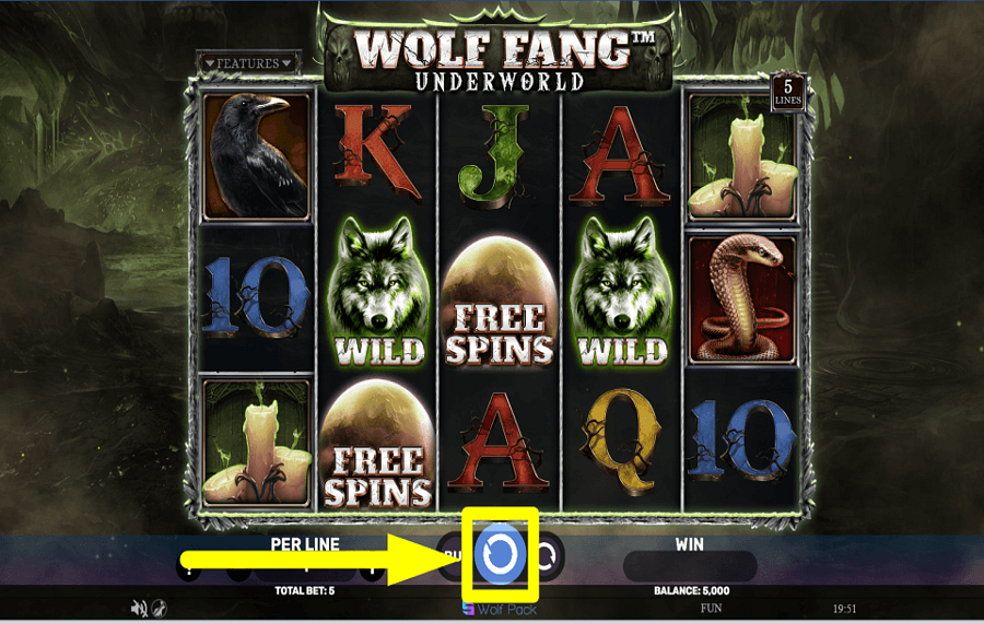 Wolf Fang Underworld FAI GIRARE I BULLONI.