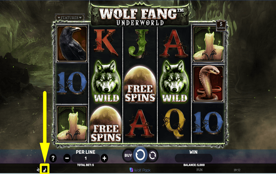 Wolf Fang Underworld PREMI L'ACCELERATORE.