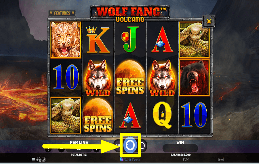 Wolf Fang Volcano GIOCA.