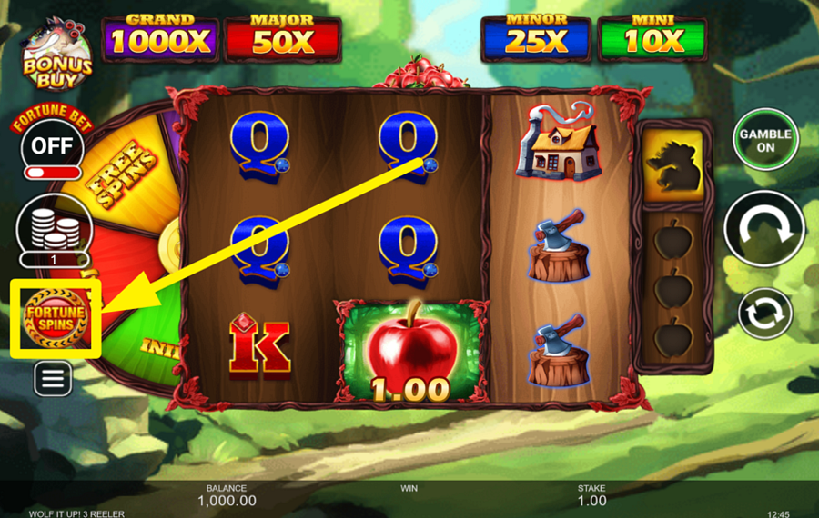 Wolf it Up 3 Reeler ACTIVEZ LES TOURS DE LA FORTUNE.