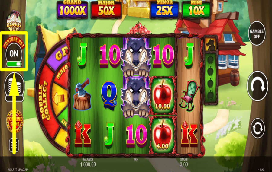 Wolf It Up Again ASIGNAR APUESTAS ADICIONALES.