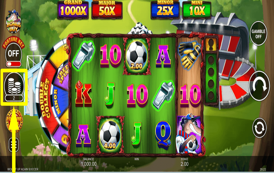 Wolf It Up Again Soccer SELECCIONE SU APUESTA.