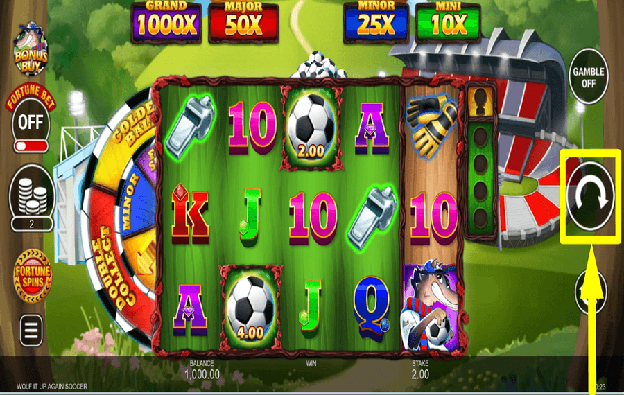 Wolf It Up Again Soccer EMPIEZA A JUGAR.