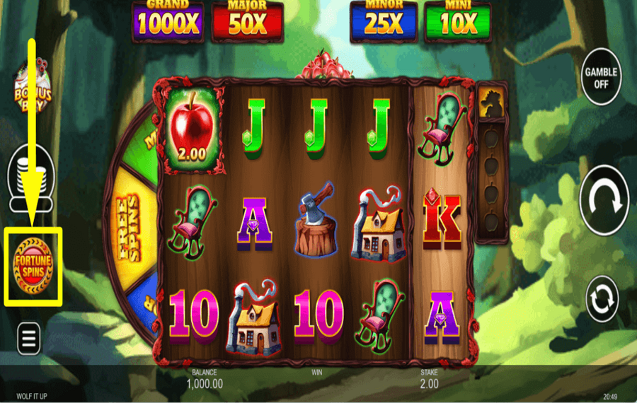 Wolf it Up ИСПЫТАЙТЕ СВОЮ УДАЧУ.